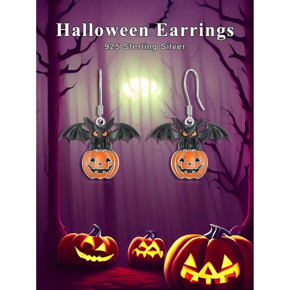 4th of July 925 Sterling Silver American Flag Independence Day Dangle Earring - Picture 6 of 6